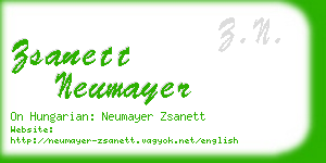 zsanett neumayer business card